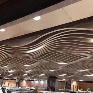 เพดานอะลูมิเนียมกันไฟห้อยเพดานแบบแขวนและแบบ <span class=keywords><strong>Spandrel</strong></span> สำหรับตกแต่งอาคารผนังดีไซน์ทันสมัย - Product Image 3