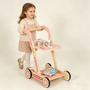 Trousse de <span class=keywords><strong>Docteur</strong></span> Montessori en <span class=keywords><strong>Bois</strong></span> Écologique Rose pour Enfants, Ensemble de Jeu Médical, Jeu de Rôle, <span class=keywords><strong>Valise</strong></span> de Voyage, Âges 2-7 - Product Image 6