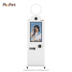45 дюймов сенсорный экран полный набор кредитных карт оплаты модное зеркало фотобудка с киоском принтера - Product Image 2