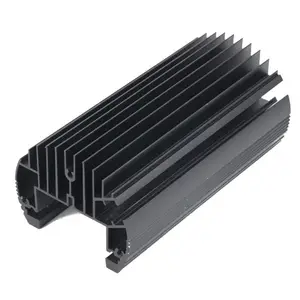 Caja de extrusión de aluminio para disipadores de calor, canal de perfil Led, tubo redondo, grande, proveedor de China