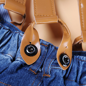 Ensemble de vêtements pour bébé garçon : combinaison pantalon à rayures d'été, vêtements pour bébé garçon fabriqués en usine - Product Image 5