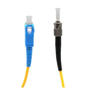 Cable de parche óptico de puente SC a ST OS2 de alta calidad Cable de fibra óptica Sm Compatible con el interruptor Aruba