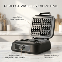 Machine à gaufres électrique belge antiadhésive personnalisée avec logo OEM pour la maison et la cuisine