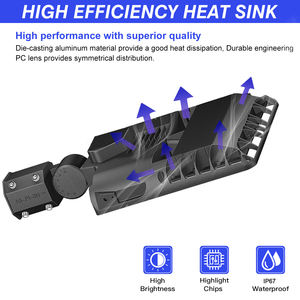 Lampadaire de parking extérieur haute performance Hishine IP65 étanche 100W 150W 200W 300W a mené le réverbère - Product Image 6