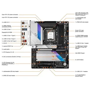 Carte mère Z690 AERO DDR4 pour LGA1700 128 Go ATX, compatible avec les processeurs Core Pentium Gold Celeron de 12e génération, marque DIY Z690 AERO - Product Image 2