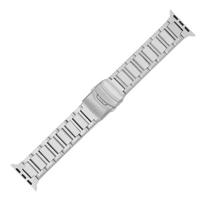 สายนาฬิกาไทเทเนียม สายโลหะสีเงิน สำหรับเปลี่ยนอะไหล่สมาร์ทวอทช์ - Product Image 2