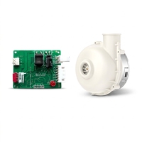 Ventilateur à turbine en aluminium 6850-24V, souffleur DC haute performance, pression du vent 52KPA, pression moyenne, 40 Watts, faible consommation d'énergie