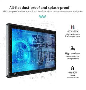 19 "moniteur industriel de TFT de <span class=keywords><strong>PC</strong></span> du contact IP65 Windows10/moniteur industriel résistif d'écran tactile d'Android - Product Image 3