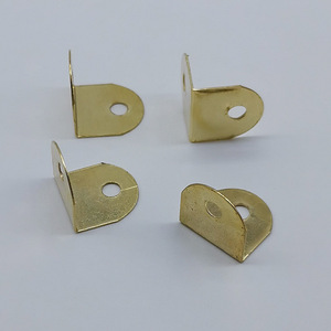 Gold <b>Corner</b> <b>Protector</b> 14x14mm Iron Plated Anti-Scratch Furniture Pad For Photo Frame Table Chair Fixing Connector - Product Image 1