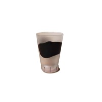 Tasse en verre dépoli patte de chat moderne créative pour jus de lait, bière et boissons-durable et réutilisable pour les amoureux des chats