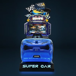 Machine de jeu d'arcade à monnayeur, multi-paiements, écran 26 pouces, course automobile 3D, personnalisable, robuste - Product Image 4