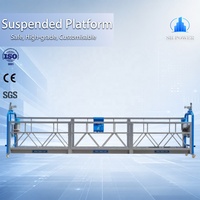 Plateforme suspendue électrique en aluminium ZLP1000, capacité 1000 kg, échafaudage suspendu