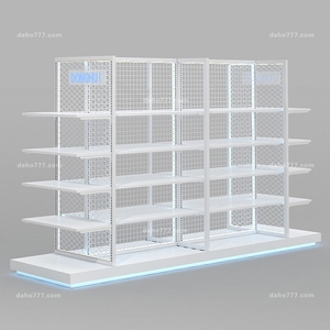 Soporte de exhibición Estante nuevo de alta calidad Estante de hierro de madera Aceptamos luz personalizada - Product Image 1