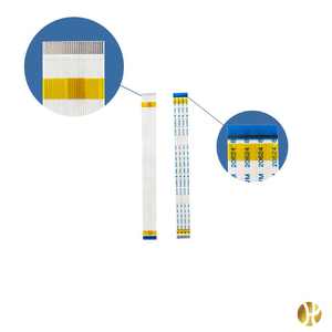 Оптовый гибкий плоский кабель (FFC) AWM 20624, шаг 0.5 мм, 28 контактов, длина 150 мм, 80C, 60В, с изоляцией из ПЭТ-пленки, луженая медь - Product Image 2