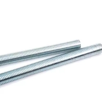 DIN975 Carbon Steel Hex Head Galvanized Threaded Rod M6-M10 Sizes M10 Grades 4.8 & 6.8 Zinc Plated Stud Rod