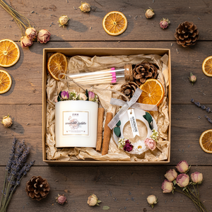 LunaLith Vente en gros de bougies parfumées de luxe en cire de soja, coffret cadeau, cadeaux d'affaires faits à la main personnalisés pour la Saint-Valentin et Diwali, grand format - Product Image 1