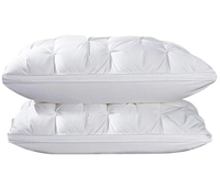 Oreiller de lit en microfibre, de luxe, en duvet d'oie, en plume de canard, à mettre au lit, pour dormir, oreiller d'hôtel