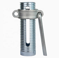Attache de Construction de manchon de vis en acier galvanisé/noir réglable en fonte de précision 60/76mm de diamètre modèle JQS ACROW pour