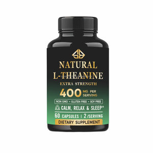 Extracto de Té Verde Natural OEM L-Teanina Mejora la Memoria, el Sueño, la Salud Cerebral y la Relajación Unisex 60 Cápsulas - Product Image 4