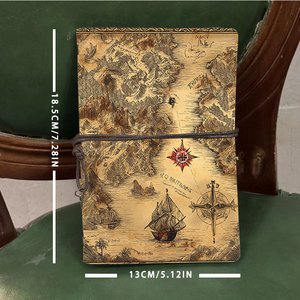 A6 Retro kế hoạch hàng ngày dày Retro giấy vàng trang trống cuộc họp tuyệt vời Quà Tặng Giáng sinh lưu niệm onboarding lịch trình P - Product Image 4