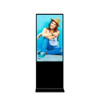 Affichage de signalisation numérique 55 pouces 4K UHD Media Player Kiosque à écran tactile totem interactif Affichage vidéo publicitaire LCD