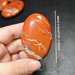 Piedra de <span class=keywords><strong>Jaspe</strong></span> Rojo Natural para Energía, Cristal de Palma, Gema Curativa, Decoración del Hogar, Tamaño de Bolsillo, para Regalo de Reiki, Precio al por Mayor - Product Image 5