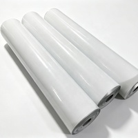 Film protecteur PE anti-lumière noir et blanc anti-UV pour surface de plaque métallique, sans résidu, film protecteur PE anti-lumière