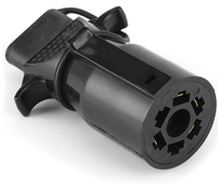 Großhandel American Style 4-poligen Anhängerst ecker an 4-Wege-Flachsteckdosen-Steckverbinder Fahrzeug 12V LKW-Anhänger adapter