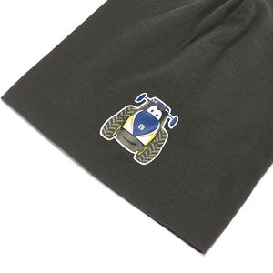 Bonnet tricoté 100% coton avec logo imprimé personnalisé en gros Bonnet de course à séchage rapide pour hommes et femmes pour les voyages du printemps et de l'automne - Product Image 3