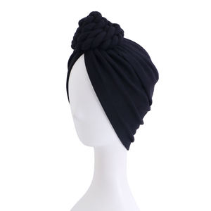 Turbante trenzado con estampado africano para mujer, turbante con nudo, bufanda, accesorios para el cabello - Product Image 3
