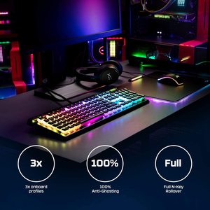 100% Original Wholesale Price in Stock HyperX Kingston Alloy Elite 2 Mechanical <b>Wired</b> RGB LED Backlit Gaming <b>Keyboard</b> - Product Image 4