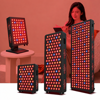 Panneau de luminothérapie LED rouge personnalisé, corps entier, lumière infrarouge multi-spectre avec écran tactile, télécommande et contrôle par application