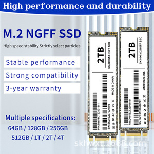 M.2 2280 SSD 2TB SATA 4TB 1TB 512GB 256GB 128GB 64GB NGFF Laptop Desktop Solid State Drive - Product Image 3