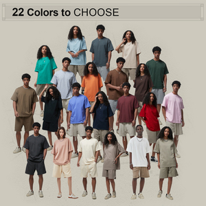 เสื้อยืดผ้าฝ้ายโอเวอร์ไซส์305กรัมสำหรับผู้ชายเสื้อยืดพิมพ์ลายออกแบบได้ตามต้องการ - Product Image 2