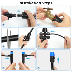 <span class=keywords><strong>Irrigazione</strong></span> <span class=keywords><strong>a</strong></span> <span class=keywords><strong>Goccia</strong></span> per Agricoltura e Giardinaggio con Sistema di Nebulizzazione - Product Image 2