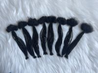 All'ingrosso Afro crespo ricci uncinetto estensioni dei capelli fatti a mano naturale nero Locs senza soluzione di continuità 0.2cm uncinetto Micro Dreadlocks