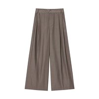 Tenues pour femmes, ensemble 2 pièces, blazer à manches longues rayé à lacets, pantalon décontracté, tenue de bureau élégante pour femmes, costumes pour femmes automne-hiver