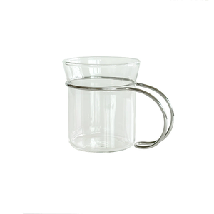 Vaso <span class=keywords><strong>de</strong></span> Vidrio <span class=keywords><strong>de</strong></span> Borosilicato <span class=keywords><strong>de</strong></span> Alta Calidad, Estilo Moderno y Lujoso, con Portavasos <span class=keywords><strong>de</strong></span> Acero Inoxidable, para Postres y Helados - Product Image 6