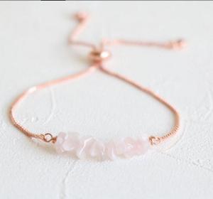 Pulsera Unisex con Dijes de Cristal y Diamantes de Imitación, Diseño Geométrico Bohemio, con Cadena Deslizante de Aleación de Cobre - Product Image 3