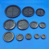 Œillets en caoutchouc Double face fermé, pièces, cache-œillets occultants, câble en caoutchouc