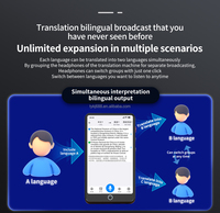 Écouteurs de traduction Écouteurs de traduction de langue Réaction rapide, traducteur vocal instantané, traducteur d'écouteurs en temps réel