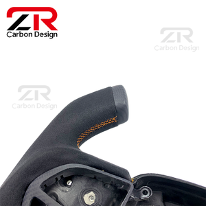 Volant de course personnalisé en fibre de carbone mate de style F1 pour l'intérieur de voiture <span class=keywords><strong>Dodge</strong></span> Challenger Hellcat <span class=keywords><strong>Charger</strong></span> <span class=keywords><strong>SRT</strong></span> - Product Image 5