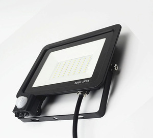 Projecteur mural LED étanche IP66 50W 100W <span class=keywords><strong>avec</strong></span> détecteur de mouvement - Product Image 2