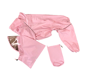 معطف واق من المطر للكلاب مصنوع من البوليستر المقاوم لجميع الظروف الجوية بتصميم كلاسيكي مع حماية للظهر وملابس بسيطة للحيوانات الأليفة - Product Image 6