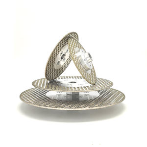 M14フランジ付き大理石セラミック用電気メッキ両面三角形ダイヤモンド切断研削ディスク鋸刃 - Product Image 6