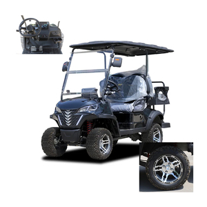 Voiturette de <span class=keywords><strong>golf</strong></span> électrique chinoise abordable à vendre, 72V Lithium, personnalisée, confortable, 4 places - Product Image 2