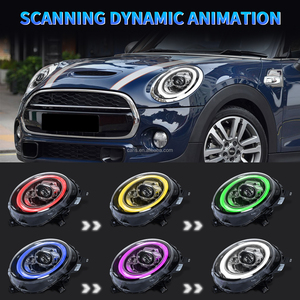 Faro Anteriore Full LED Archaic per Mini F55 F56 F57 Fanali <span class=keywords><strong>Clubman</strong></span> F54 Lampada Frontale JCW 2014-2020 per Auto BMW Mini - Product Image 2