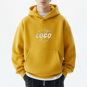 Sudadera con Capucha Extra Grande Personalizada <span class=keywords><strong>de</strong></span> 400 500g, 100% Algodón Grueso, Estilo Urbano, Logotipo OEM Bordado, Fabricante <span class=keywords><strong>de</strong></span> Sudaderas para Club Masculino - Product Image 1
