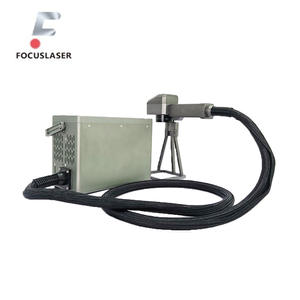 เครื่องเลเซอร์ไฟเบอร์แบบพกพา 20W 30W ระบายความร้อนด้วยอากาศ ใช้งานง่าย รุ่นใหม่ รองรับไฟล์ AI/DXF ใช้แบตเตอรี่ลิเธียม - Product Image 2