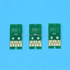 <span class=keywords><strong>Chip</strong></span> <span class=keywords><strong>cartuccia</strong></span> europa T8041-T8049 per stampanti a getto d'inchiostro di grande formato Epson SureColor P6000 P7000 P8000 P9000 9 colori - Product Image 1
